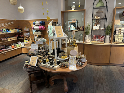 Gift shop, image of store interior